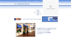 Desktop Screenshot of hotel-brechedubois.com