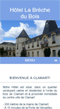 Mobile Screenshot of hotel-brechedubois.com