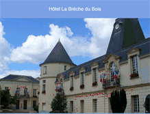 Tablet Screenshot of hotel-brechedubois.com